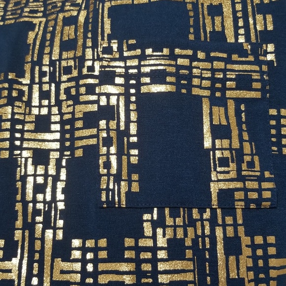 Lularoe NWOT Carly Elegant Collection Metallic - Picture 6 of 8